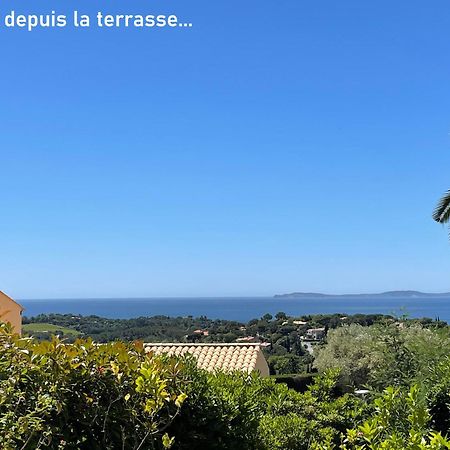 Appartement Rdc Terrasse Vue Panoramique Mer La Croix-Valmer Extérieur photo
